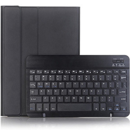 Tok + billentyűzet Samsung Galaxy Tab S9, Leather Pen Slot, fekete