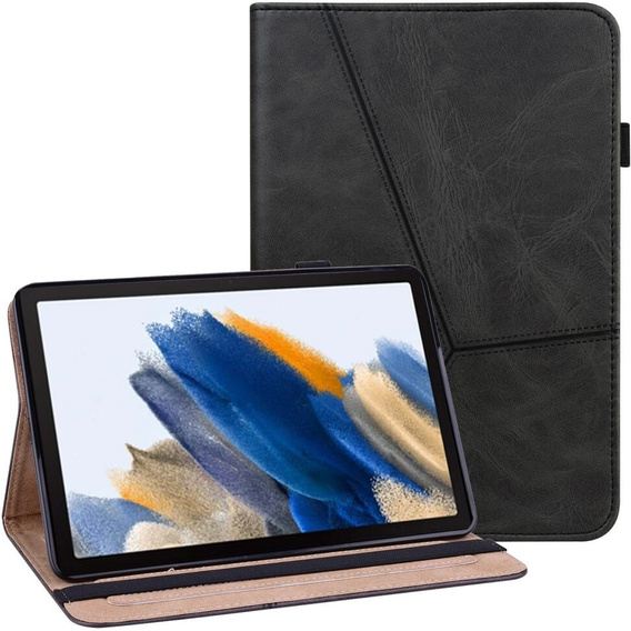 Tok Samsung Galaxy Tab A9, Classic, tolltartóval, fekete