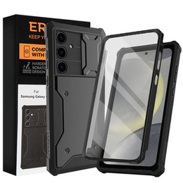Tok Samsung Galaxy S24, ERBORD Rugged Case, fekete