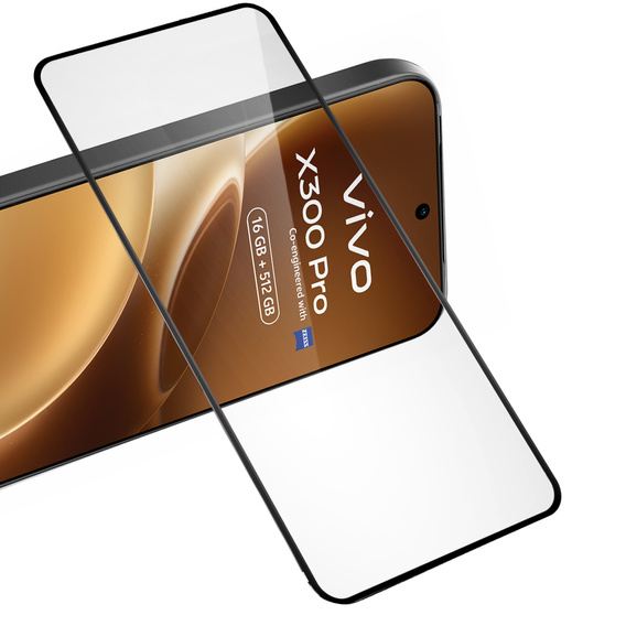 2x ERBORD 3D edzett üveg a Vivo X300 Pro készülékhez