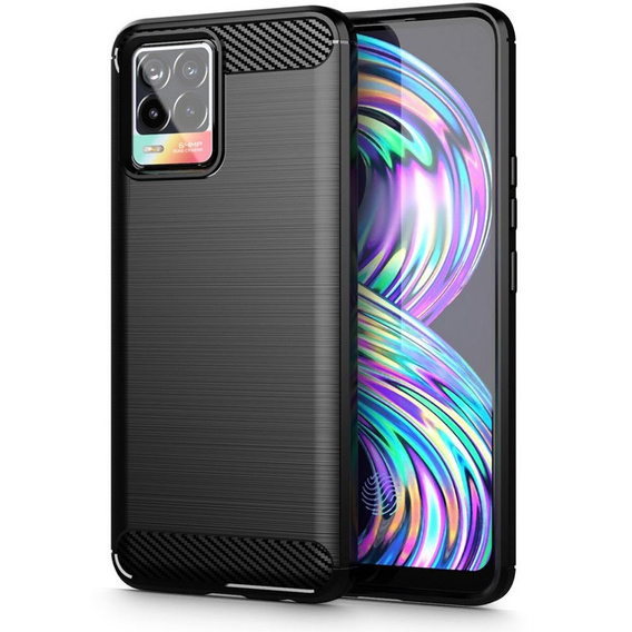 Telefontok a Realme 8 / 8 Pro, Carbon, fekete