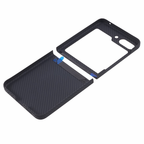 Tok Samsung Galaxy Z Flip7 FE / Z Flip6, Aramid Fiber Cover, fekete