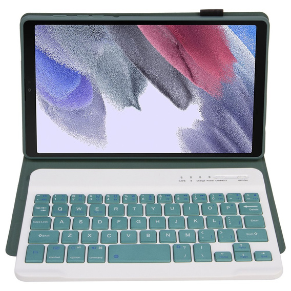 Tok + billentyűzet Samsung Galaxy Tab A7 Lite 8.7 T220 / 225, zöld