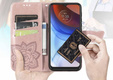 Pattintható tok a Motorola Edge 50 Fusion 5G, Butterfly, rózsaszín rose gold