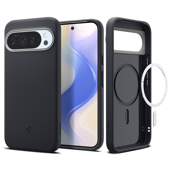 Spigen Nano Pop MagSafe tok Google Pixel 10 Pro XL-hez, fekete szezámmag