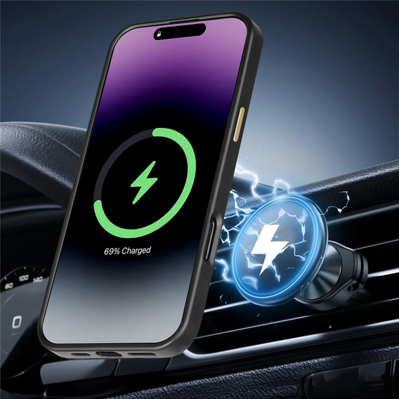 Mágneses aramid szálas tok fém kamera kerettel iPhone 17 Pro Max készülékhez