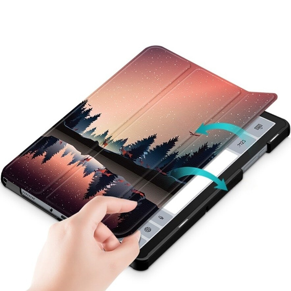Tok Samsung Galaxy Tab A9+, Smartcase, evening landscape