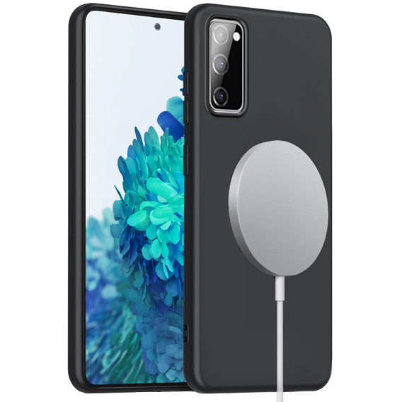 Telefontok a Samsung Galaxy S20 FE, Silicone MagSafe, fekete