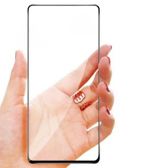 3D edzett üveg Sony Xperia 1 VI készülékhez, fekete keret