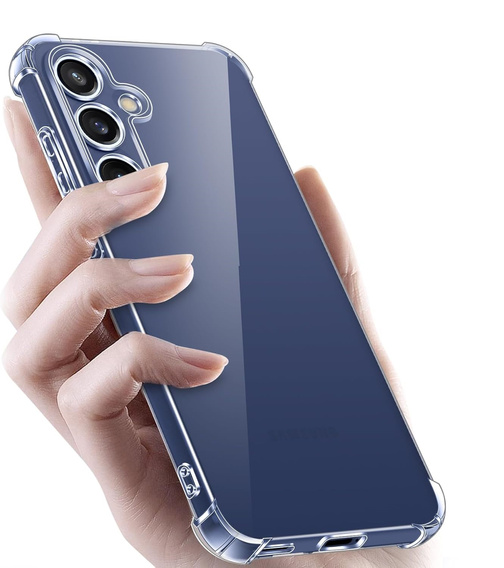 Telefontok a Samsung Galaxy S25 FE, Dropproof, átlátszó