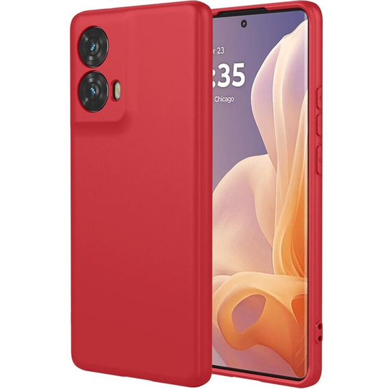 Telefontok a Motorola Moto G24 / G24 Power / G04, Silicone Lite, piros