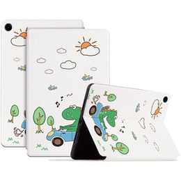 Pattintható tok Samsung Galaxy Tab A9+, driving dinosaur