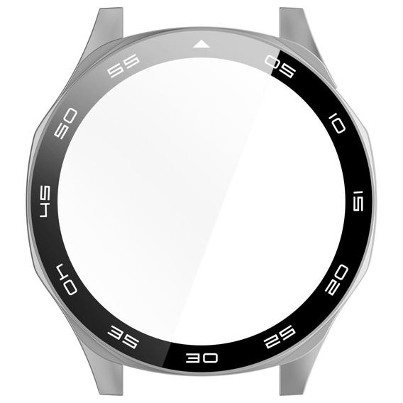 2in1 tok + edzett üveg a Huawei Watch GT 5 46mm-hoz, átlátszó
