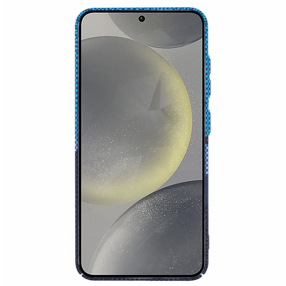 Tok Samsung S25+ Plus, Carbon Fiber MagSafe, kék / tengerészkék