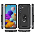 Páncélozott telefontok a Samsung Galaxy A55 5G, Nox Case Ring, fekete