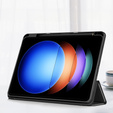 Tok Xiaomi Pad 6S Pro 12.4, Smartcase Hybrid, tolltartó résszel, fekete