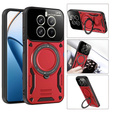Páncélozott tok a Realme 12 Pro 5G / 12 Pro+ 5G készülékhez, Magnetic Ring, piros