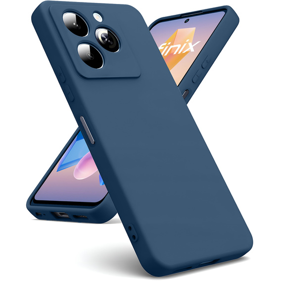 Telefontok a Infinix Hot 40i, Silicone Lite, kék