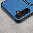Telefontok a Samsung Galaxy A14 5G, Leather Hybrid MagSafe, kék
