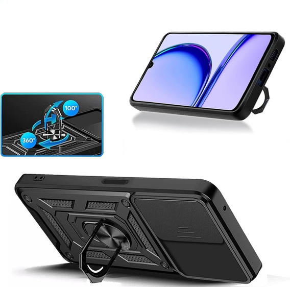 Telefontok a Realme Note 50, CamShield Slide, fekete