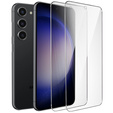 2x edzett üveg a Samsung Galaxy S23, ERBORD 9H Hard Glass a képernyőn