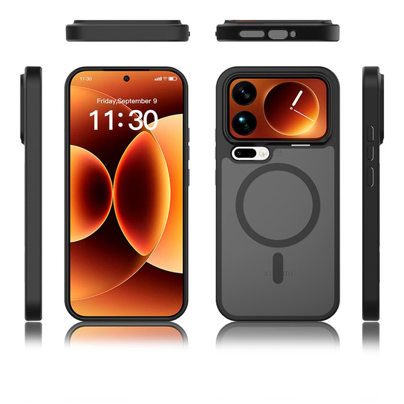 Fusion Hybrid tok MagSafe-hez Xiaomi 17 Pro Max készülékhez, fekete