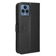 Pattintható tok a T Phone 5G, Wallet Magnet, fekete