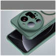 Tok Xiaomi 15 Ultra-hoz, MagSafe, ERBORD Matt Case, zöld