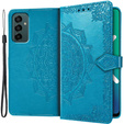 Pattintható tok a Samsung Galaxy M23 5G / M13, Mandala, kék