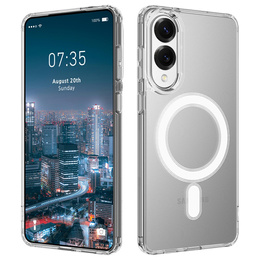 Tok a Samsung Galaxy S25 Edge, Fusion Hybrid, MagSafe-hoz, átlátszó