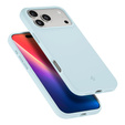 Spigen tok iPhone 17 Pro készülékhez, szilikon illeszkedő MagSafe, néma kék