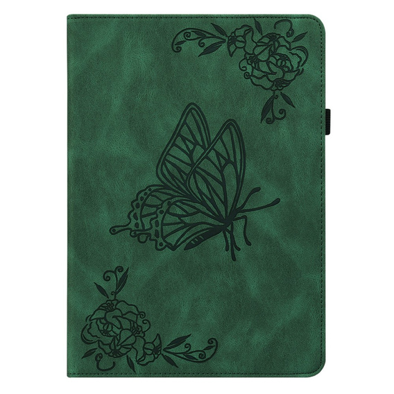 Tok Lenovo Tab M9, Butterfly, zöld