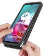 Tok Motorola Moto G10 / G20 / G30 készülékhez, Shockproof, fóliával, kék