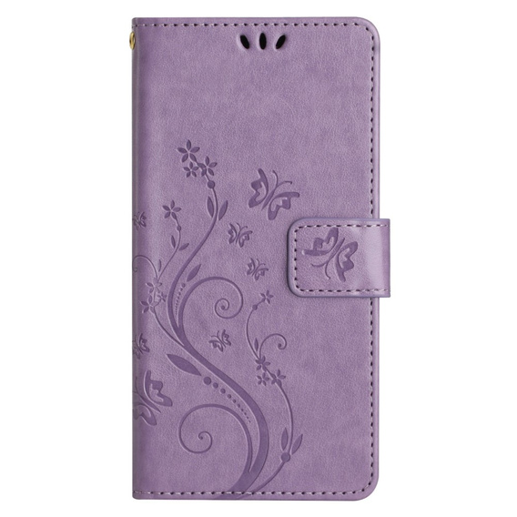 Pattintható tok a Samsung Galaxy A14 4G/5G, Mandala Flower, lila