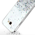 Telefontok a Samsung Galaxy J4 Plus, Glittery, átlátszó