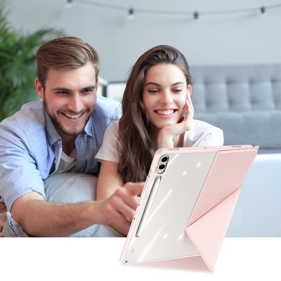 Tok Samsung Galaxy Tab S10+ Plus, Dux Ducis MAGI, rózsaszín