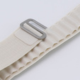 Nylon szíj Apple Watch 1/2/3/4/4/5/6/7/8/SE/ULTRA 42/44/45/45/49mm, bézs színű