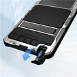 Páncélozott tok a Samsung Galaxy S24 Ultra, R-JUST, ezüst