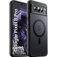 Tok Google Pixel 8 Pro-hoz, MagSafe, ERBORD Matt Case, fekete