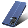 Pattintható tok a Infinix Hot 20i, Wallet Smart Magnet Case, kék