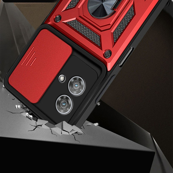 Telefontok a Motorola Edge 40 Neo, CamShield Slide, piros