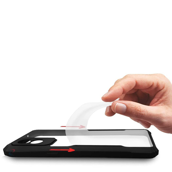 Telefontok a Realme C55, AntiDrop Hybrid, fekete