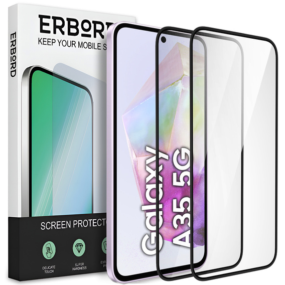 2x kerámia ERBORD hibrid üveg a Samsung Galaxy A35 5G