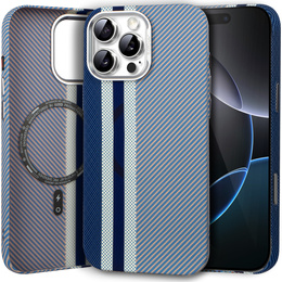 Tok iPhone 16 Pro Max, Carbon Fiber MagSafe, kék