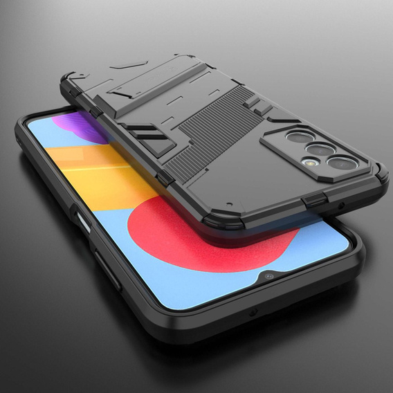 Tok Samsung Galaxy M13 4G, Military kickstand, fekete