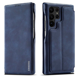 Pattintható tok a Samsung Galaxy S23 Ultra, ERBORD Retro, kék
