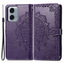 Pattintható tok a Motorola Moto G24 / G24 Power / G04, Mandala, lila