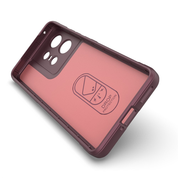 Telefontok a Motorola Edge 50 Pro 5G, Gaming Shockproof, bordó