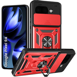 Telefontok a Google Pixel 9A, CamShield Slide, piros