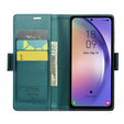 CASEME flip tok Samsung Galaxy A54 5G, Litchi Wallet, zöld